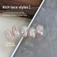 Plaque de transfert pour nail art en acier inoxydable, nouveau modèle, motif dentelle à trous, grand gabarit, colle, outils de nail art irréguliers et creux
