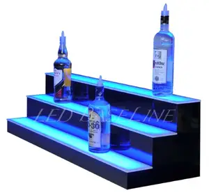 ShenZhen Factory Accept Customized bottle led glorifier Acrylic Wine Display Stand