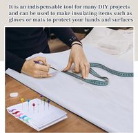Doublure thermique isolante résistante à la chaleur de 36x45 pouces pour maniques, mitaines de four, coussinets de casserole, travaux de couture DIY