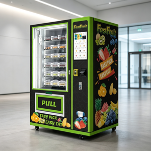 Máquina Expendedora Inteligente de Ensaladas Preempaquetadas para Uso en Edificios de Oficinas, con Múltiples Métodos de Pago, 4G/Wifi, Pantalla Táctil de 21.5 Pulgadas, Máquina Expendedora de Frutas - Product Image 1
