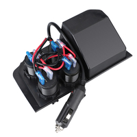 Adaptateur de voiture en gros, charge rapide, port Type-C pour iPhone, chargeur USB de voiture 18W*4 9V2A