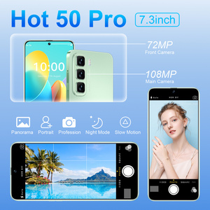 ใหม่ล่าสุดโทรศัพท์แอนดรอยด์ Hot50<span class=keywords><strong>โปร</strong></span>ขนาด7.3นิ้ว incell 2K ความละเอียดหน้าจอ5G 4G LTE CDMA เกมเวอร์ชันทั่วโลกร้านค้าปลีกออนไลน์ - Product Image 3