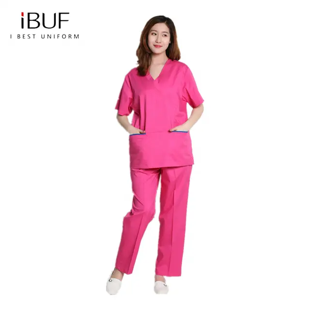 새로운 스타일 여성 간호사 유니폼 디자인/간호사 스크럽 정장