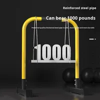 Barre de traction parallèle en métal pour intérieur, équipement de gym durable, confortable et sûr, avec support d'extension de bras réglable