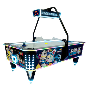 Mesa de Hockey de Aire Clásica en Oferta, Máquina de Deportes Interactiva con Palanca de Empuje PUKS, Máquina Operada con Monedas para Uso Doméstico y Comercial, en Inglés - Product Image 4