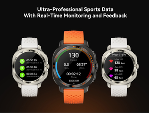 Reloj Inteligente AM32 Pantalla AMOLED <span class=keywords><strong>Facebook</strong></span> Montanismo Ciclismo Futbol Monitoreo De Salud Chat GPT AI 150 + Ejercicio - Product Image 4