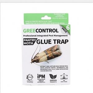 Trampa para Polillas GreeControl, Paquete de 6 Trampas de Pegamento con Tecnología de Feromonas para el Control de Polillas de la Cocina - Product Image 2