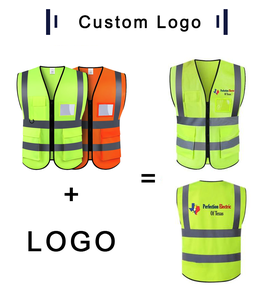 Chaleco de Seguridad Reflectante de Alta Visibilidad YS Personalizado con Múltiples Bolsillos para Construcción, Tráfico y Seguridad - Product Image 3