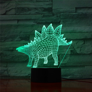 Dinosaurio forma acrílico lámpara de noche led <span class=keywords><strong>3d</strong></span> niños luces de la noche - Product Image 2