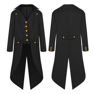 Costume de queue-de-pie steampunk Renaissance pour enfants, coton/polyester, <span class=keywords><strong>film</strong></span> télévisé, médiéval, pirate, vampire, veste victorienne - Product Image 5