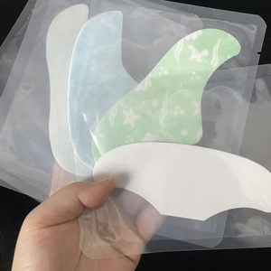 Patch individuel en hydrogel rose au collagène végétalien pour le <span class=keywords><strong>front</strong></span>, <span class=keywords><strong>anti</strong></span>-rides, éclaircissant, hydratant, masque facial - Product Image 5