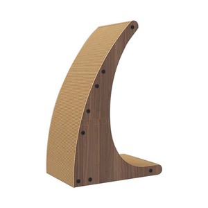 Reverse L-shaped upright <b>cat</b> <b>scratching</b> <b>post</b>, wear-resistant high-density corrugated cardboard <b>cat</b> toy manufacturer wholesale - Product Image 1