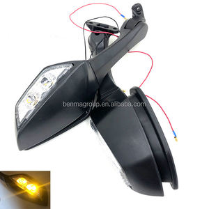 Piezas de repuesto para motocicleta, espejo retrovisor universal derecho <span class=keywords><strong>Ninja</strong></span> 125 250 <span class=keywords><strong>250R</strong></span> 300 400 650 100 - Product Image 6