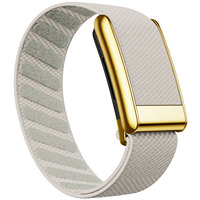 Win-Win Whoop 5.0 Band MG SuperKnit Luxe Strap Bracelet de montre de luxe de remplacement en or poli et argent 5.0