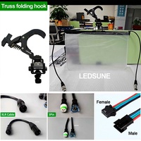 Panneau de guidage lumineux en acrylique LED DMX Artnet personnalisé, adressable RGB RGBW, pour éclairage de scène, boîte de nuit, salle de sport