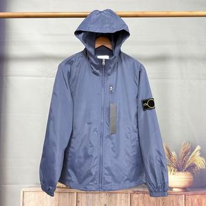 เสื้อแจ็คเก็ตสไตล์ชุดทำงานสีเทาอ่อนสำหรับผู้ชาย ยี่ห้อ Stone ทรงปกติ มีกระเป๋าติด ปิดด้วยกระดุม ผลิตจากวัสดุโพลีเอสเตอร์ ระบายอากาศได้ดี เหมาะสำหรับฤดูใบไม้ผลิ - Product Image 2