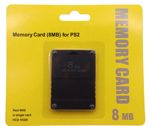 For PS2 8mb 64mb Memory Card