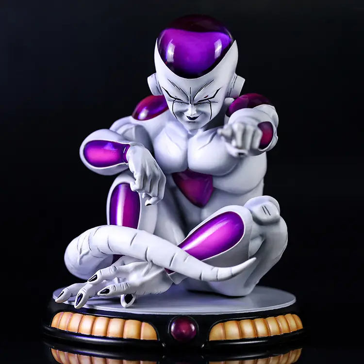 Escultura de resina personalizada de fábrica Bulma Y VEGETA enorme vida real Super resina Goku personalizado Dragon Balls Z estatua