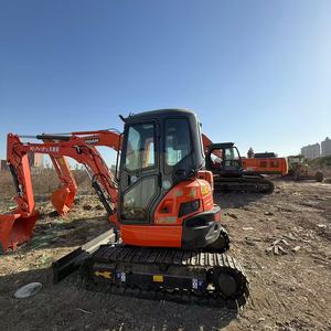 Precio al por mayor utilizado para Excavadora hidráulica sobre orugas Kubota KX165 con bomba de caja de cambios de motor de componentes de núcleo de bajo precio - Product Image 1
