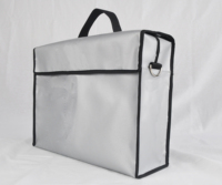 Bolsa de documentos impermeable a prueba de fuego para ordenador portátil, bolsa de dinero a prueba de fuego, logotipo del cliente, XL