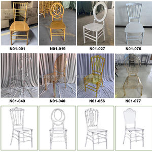 LEDA Hot Selling Wholesale Commercial Hotel PP Durable Outdoor Stackable <b>Chair</b> for Event Banquet Wedding Dining - Product Image 5