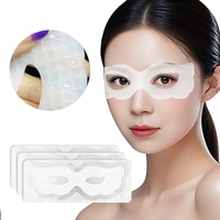 Vente directe d'usine, masque pour les yeux en collagène pressé à la machine, en une seule pièce, plusieurs couleurs, patchs pour les yeux personnalisables