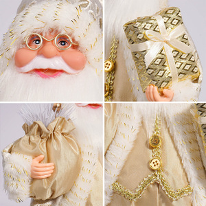 Santa Claus Multicolor Standing Doll <b>Christmas</b> Gift & Decor for Hotels Shopping Malls - Product Image 4