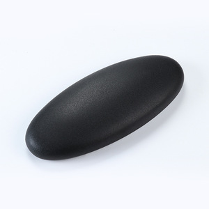 Coussinets pour pieds de chaise 225x95mm en polyuréthane noir, coussinets d'ameublement anti-choc - Product Image 2