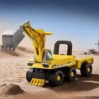 Mainan Excavator Penggali Multifungsi untuk Anak-Anak dengan Lampu LED dan Mekanisme Geser - Kendaraan Teknik untuk Usia 1-5 Tahun
