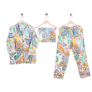 Womens Solid Cotton Elegant <b>Pyjama</b> Set Button Sleepwear Soft Breathable Nightwear Long Sleeve Lounge Set <b>Summer</b> Autumn Hand - Product Image 1