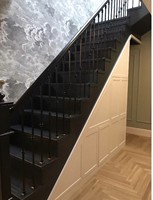 Armoires de rangement cachées sous l'escalier Meubles fonctionnels pour la maison d'hôtel intégrés aux armoires de rangement pour escaliers
