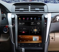 Écran tactile vertical de style Tesla de 12,1 pouces, autoradio Android avec GPS intégré et aide au recul pour Camry 2012-2017