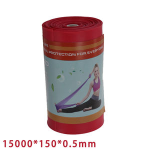 Bande élastique de tension de yoga en vrac de 15m de long <span class=keywords><strong>avec</strong></span> logo personnalisé bandes de résistance plates de fitness theraband stretching Pilates - Product Image 6