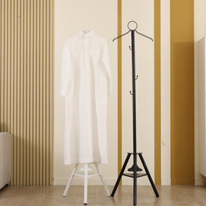 Organizador de Ropa Metálico de Dos Niveles Estilo Medio Oriente, Perchero de Hierro Ahumado para Almacenamiento de Abrigos y Batas, Transfronterizo - Product Image 3
