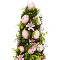 Vente en gros, prix d'usine, décoration de Pâques, œufs de Pâques colorés, arbres décoratifs pour la table et la maison, fabrication artisanale haut de gamme