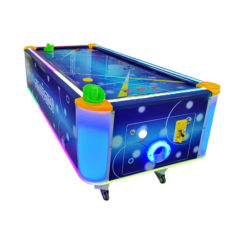 Tabela de hóquei aéreo melhor preço para venda | tamanho completo mesa de hóquei de ar para família centro de entretenimento | moeda operada arcade air hockey