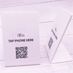 Porte-affiche en acrylique QR code/porte-menu vente directe du fabricant - Product Image 1