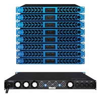 Amplificateurs audio CVR avec DSP intégré, 2/4 canaux, 2000W, boîtier métallique, modèle DSP-2004