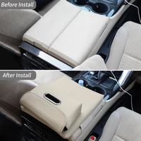 Couvre-accoudoir central LC300 2022-2025, porte-boîte à mouchoirs, protection de console en similicuir pour accessoires Toyota Land Cruiser