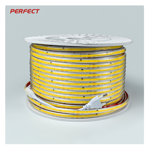 Tira de LED COB de Venta Caliente en el Mercado Estadounidense - 296LED/M AC110V/220V 2800K-6500K >80RA >80LM/W IP65 Sin Puntos Oscuros Iluminación Lineal Uniforme - Product Image 1