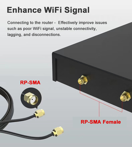С высоким коэффициентом усиления <span class=keywords><strong>SMA</strong></span> 2T2R 2,4 г/5 г/6 г Wi-Fi 6E Wi-Fi 7 движущаяся антенна адаптер игровой маршрутизатор Антенна Z690 Z590 UD AX AERO - Product Image 6