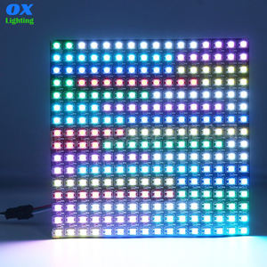 5V Flexibel RGB Pixel Paneel Licht DIY Programmeerbaar Display Scherm DC5V WS2812 SK6812 8x8 8x32 Smart <span class=keywords><strong>LED</strong></span> Matrix Strip Licht - Product Image 1