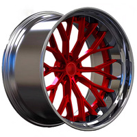 Jantes de voiture de course en alliage forgé 5x112 5x120 18-20 pouces, design à rayons personnalisés argentés, certifiées JWL, garantie 3 ans pour M3 M4 E90