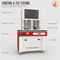 Machine d'essai automatique de flexion et de compression du mortier de ciment YAW-300SS 300kN 10kN Grade 0.5
