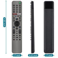 Control Remoto por Voz RMF-TX600U de Repuesto para Televisor Inteligente Bravia 4K UHD con Código Fijo Infrarrojo, 2 Pilas AAA