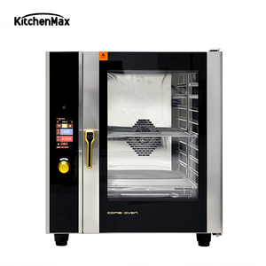 KitchenMax 380V Commercial Oven 16kW Automatic Cleaning, 10 GN <b>Pans</b> Convection for Hotel Restaurant Bakery KM-101B Oven - Product Image 4