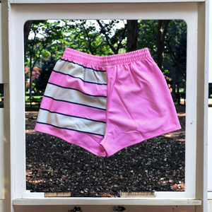 Short de nuit d'été en coton tricoté doux pour hommes de grande taille Pantalon baggy à cinq points de longueur Pantalon baggy mi-long à taille élastique - Product Image 3