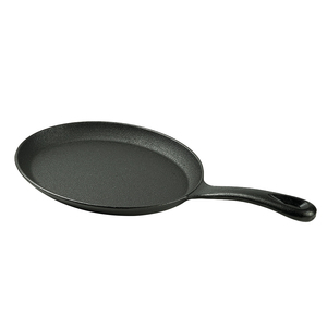 2025 Usine Offre Spéciale Fonte Fajita Pan Sizzling Plate avec Base en Bois Style Design Vintage pour la Friture au Gaz - Product Image 2