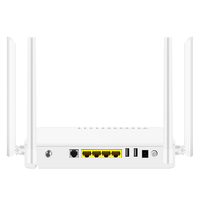 AC1200 GPON Antena Eksternal 4x5.0dBi High Gain Dual Band WiFi5 XPON CATV ONU Port RJ45 2*Port USB IP/TCP untuk Rumah & Kantor