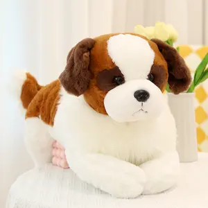 China Fornecedor Set Toot Doggy Brown Olhos Jogar Travesseiro Boneca Brinquedos De Pelúcia Macia